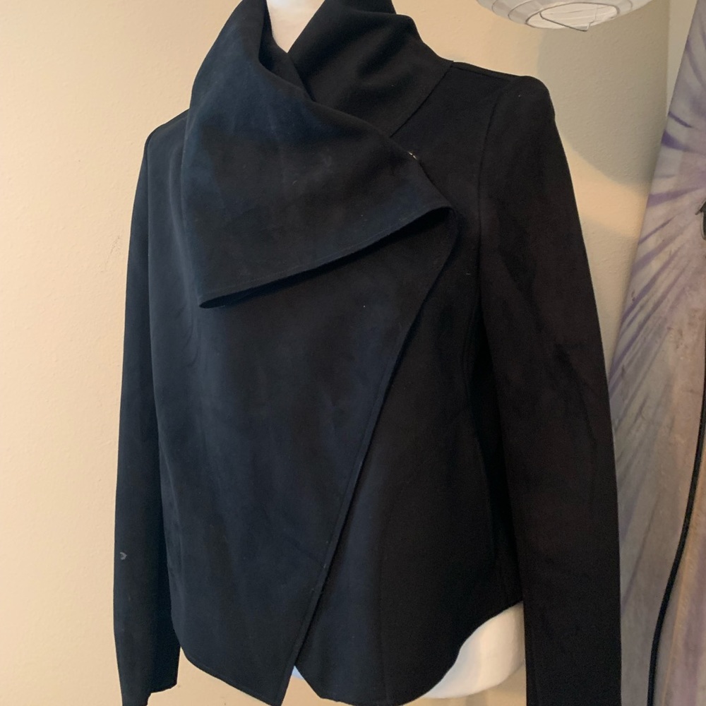 Black Anne Klein suede like jacket
